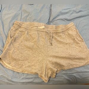 Womens H&M Heather Grey Sweatshorts XXL